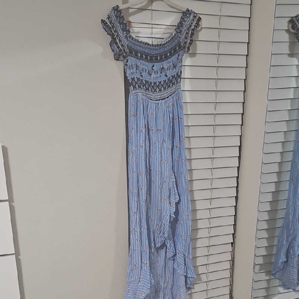Candie's Blue Asymmetrical Dress